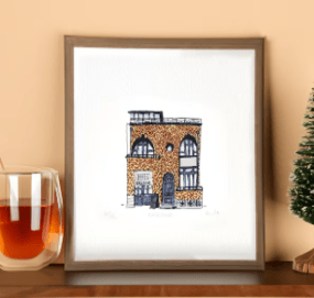 Bretone Creperie Print